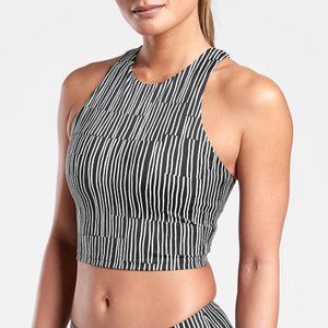 A-C Conscious Crop Printed Bikini Top - Size M